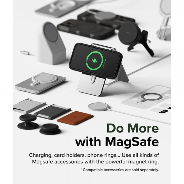 Ringke iPhone 15 Pro Skal Alles MagSafe Gun Metal