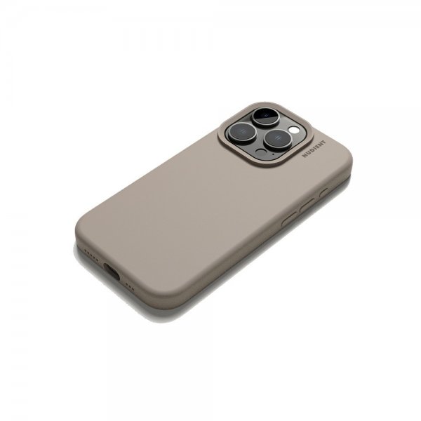 Nudient iPhone 15 Pro Skal Base Case Stone Beige