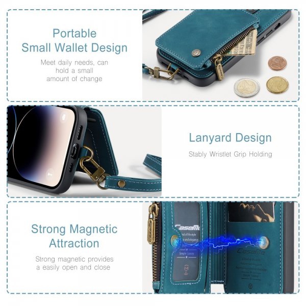 CaseMe iPhone 15 Pro Skal C20 Series Petrol