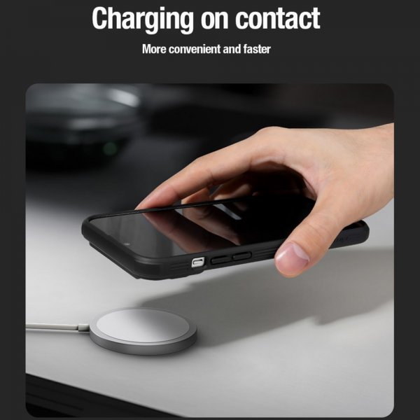 Nillkin iPhone 15 Pro Skal CamShield MagSafe Grön