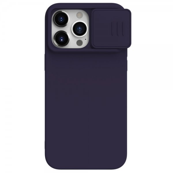 Nillkin iPhone 15 Pro Skal CamShield Silky Mörklila