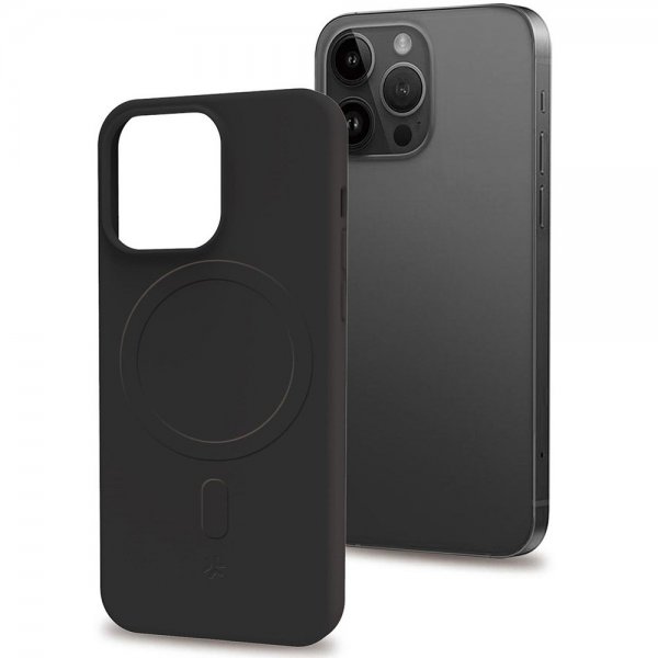 Celly iPhone 15 Pro Skal CROMOMAG Svart