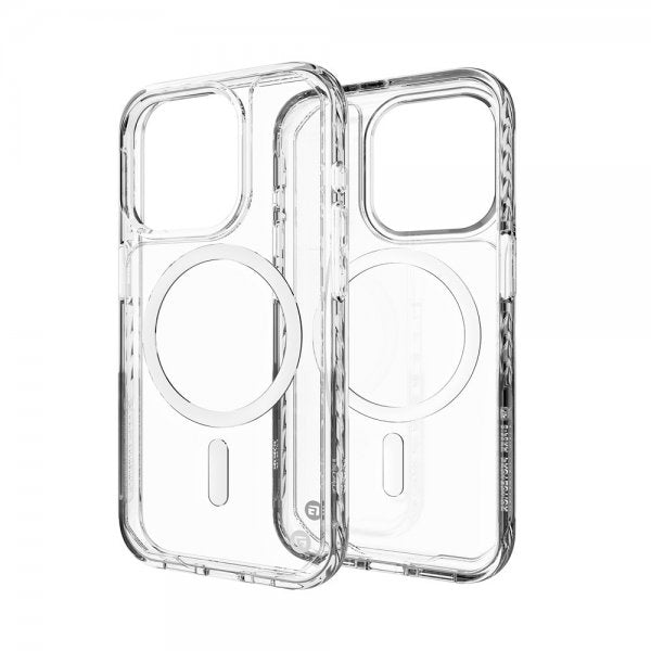 Clckr iPhone 15 Pro Skal Diamond MagSafe Transparent