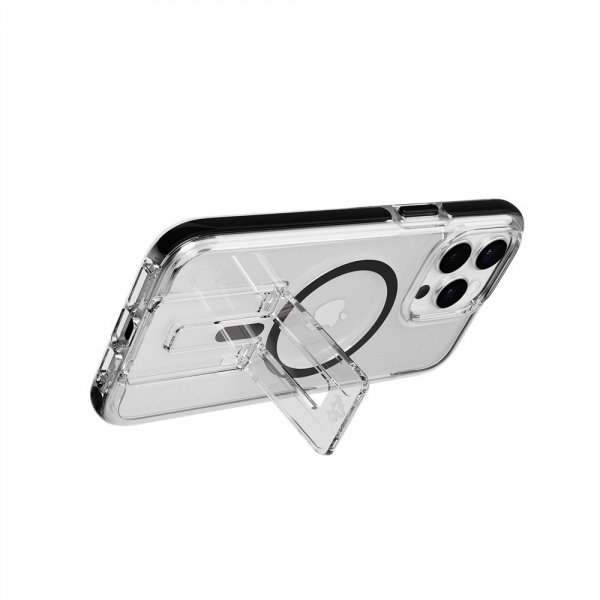 Tech21 iPhone 15 Pro Skal Evo Crystal Kick MagSafe Clear/Black