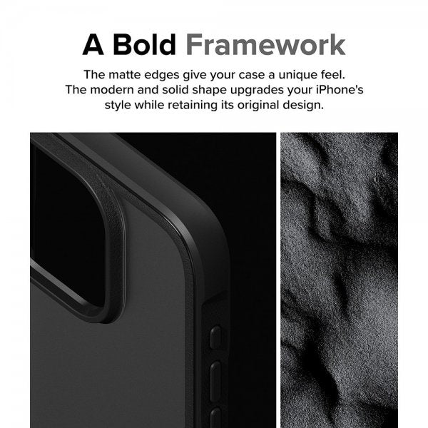 Ringke iPhone 15 Pro Skal Fusion Bold Matte Black
