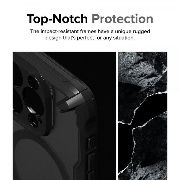 Ringke iPhone 15 Pro Skal Fusion X Magnetic Matte Black