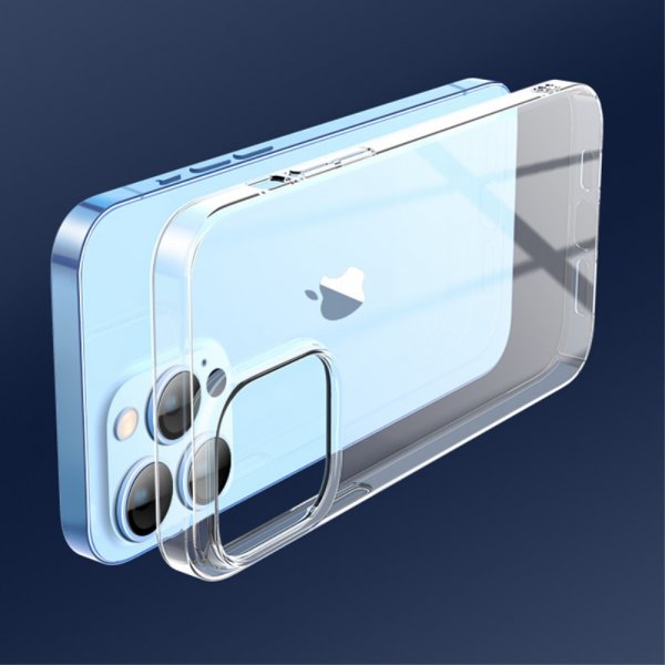 X-Level iPhone 15 Pro Skal Genomskinlig Transparent