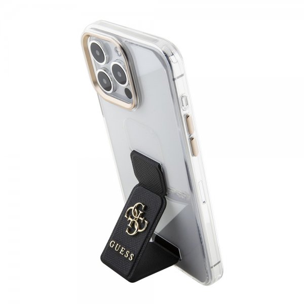 Guess iPhone 15 Pro Skal Grip Stand Clear Transparent