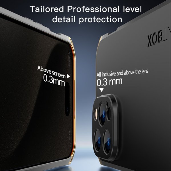 iPhone 15 Pro Skal i Metall Svart