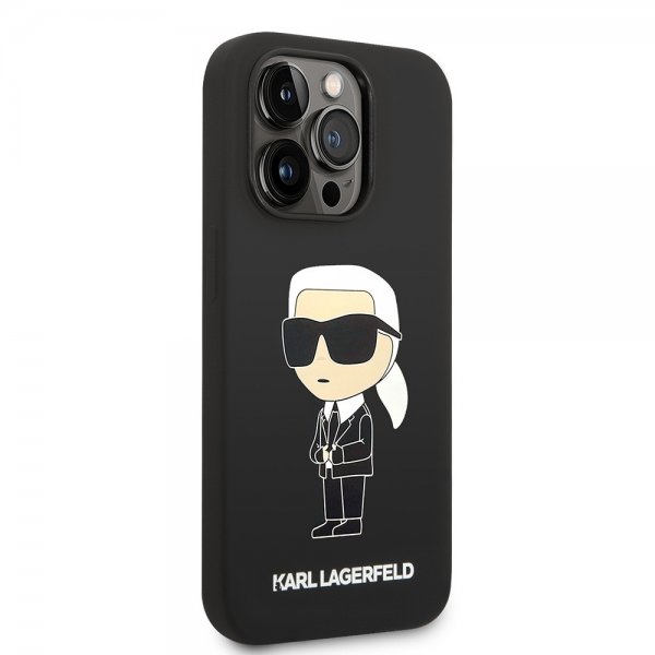 Karl Lagerfeld iPhone 15 Pro Skal Ikonik NFT Svart