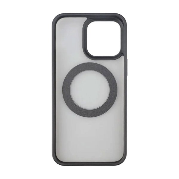 Rvelon iPhone 15 Pro Skal Roterbart MagSafe Stativ Matt Svart