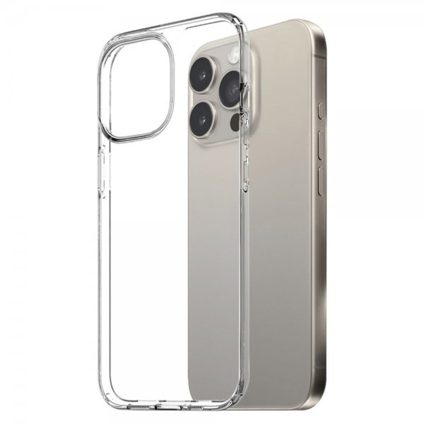 Northjo iPhone 15 Pro Skal med Skärmskydd och Kameraskydd 3-i-1