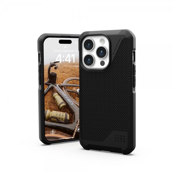 Urban Armor Gear (UAG) iPhone 15 Pro Skal Metropolis LT MagSafe Kevlar Black
