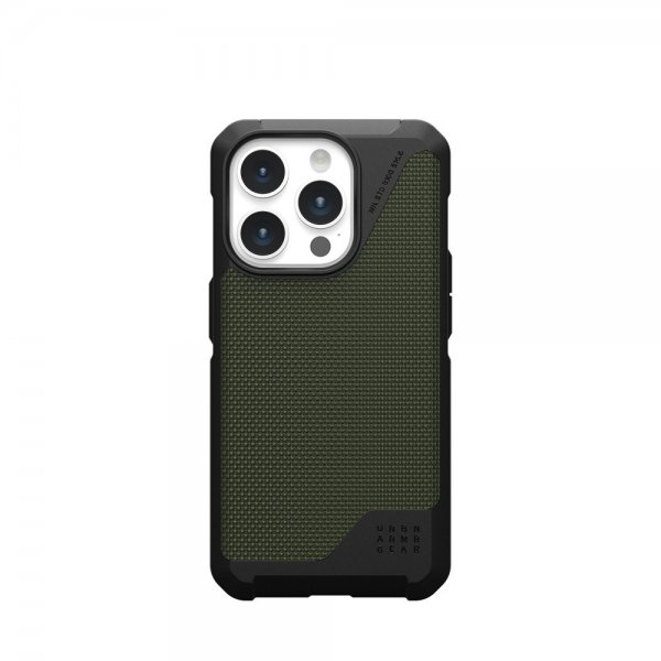 Urban Armor Gear (UAG) iPhone 15 Pro Skal Metropolis LT MagSafe Kevlar Olive