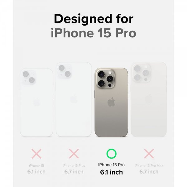 Ringke iPhone 15 Pro Skal Onyx Navy