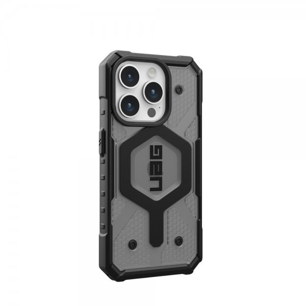 Urban Armor Gear (UAG) iPhone 15 Pro Skal Pathfinder MagSafe Ash