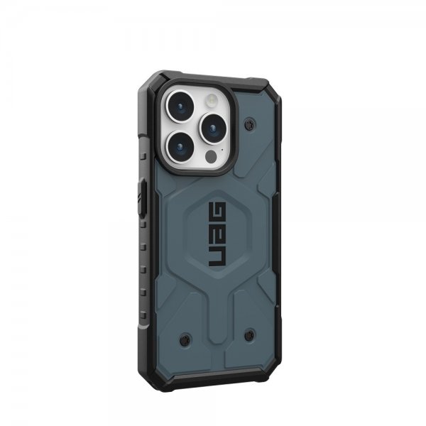 Urban Armor Gear (UAG) iPhone 15 Pro Skal Pathfinder MagSafe Cloud Blue