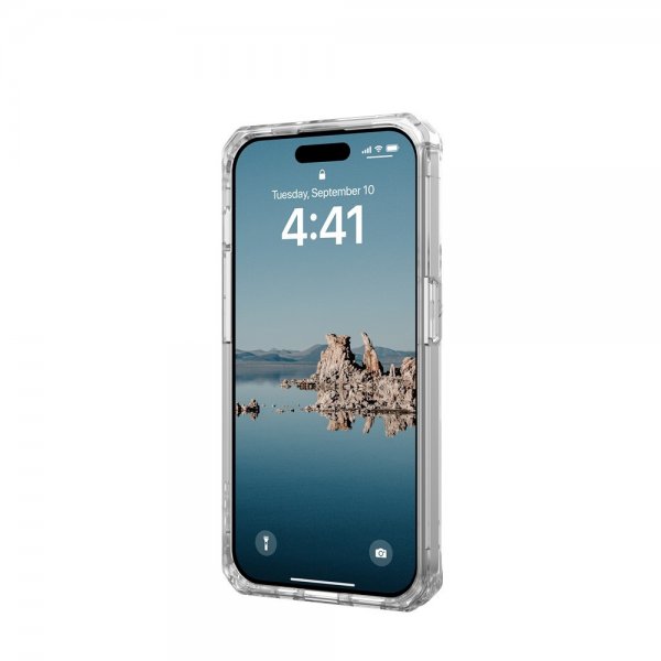 Urban Armor Gear (UAG) iPhone 15 Pro Skal Plyo MagSafe Ice Silver