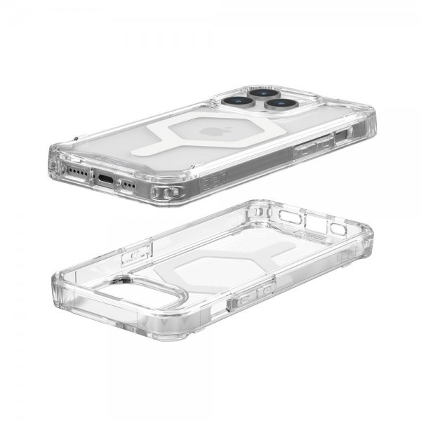 Urban Armor Gear (UAG) iPhone 15 Pro Skal Plyo MagSafe Ice Vit