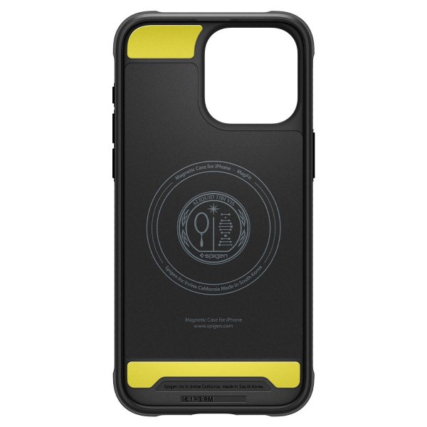 Spigen iPhone 15 Pro Skal Rugged Armor MagFit Matte Black