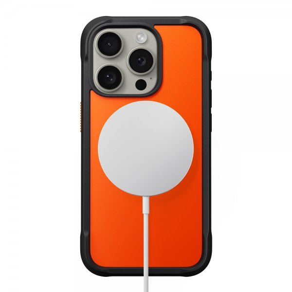 Nomad iPhone 15 Pro Skal Rugged Case Ultra Orange