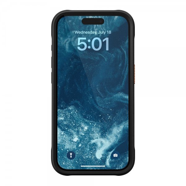 Nomad iPhone 15 Pro Skal Rugged Case Ultra Orange
