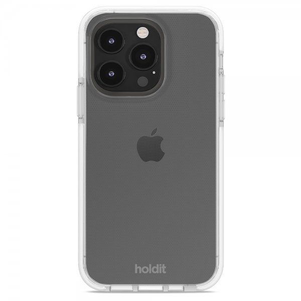 Holdit iPhone 15 Pro Skal Seethru Vit