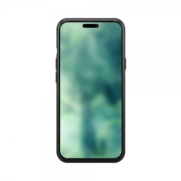 Xqisit iPhone 15 Pro Skal Silicone Case Svart