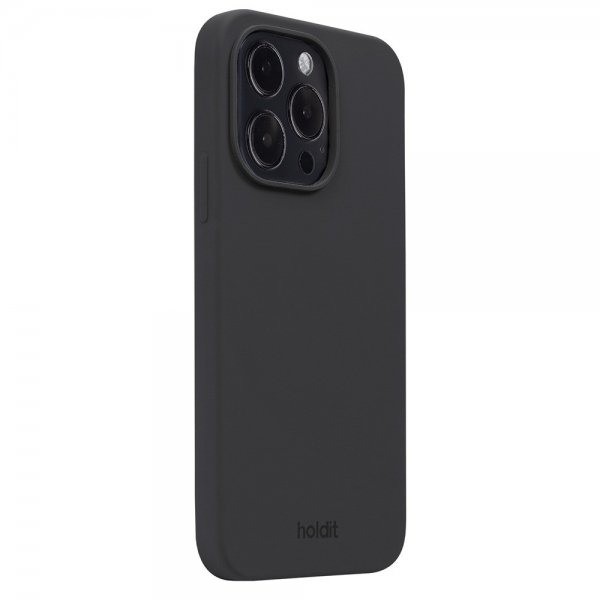 holdit iPhone 15 Pro Skal Silikon Svart