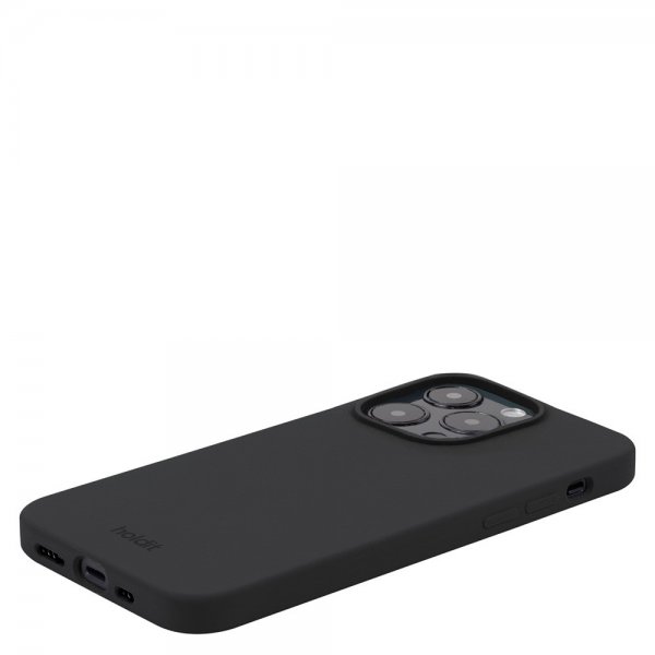 holdit iPhone 15 Pro Skal Silikon Svart