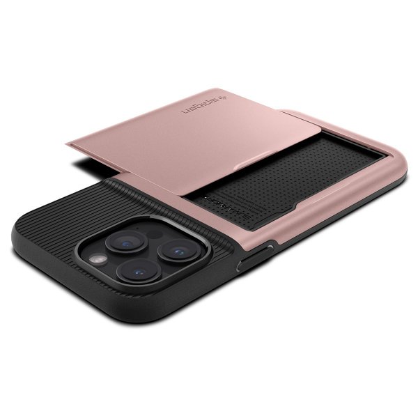 Spigen iPhone 15 Pro Skal Slim Armor CS Rose Gold