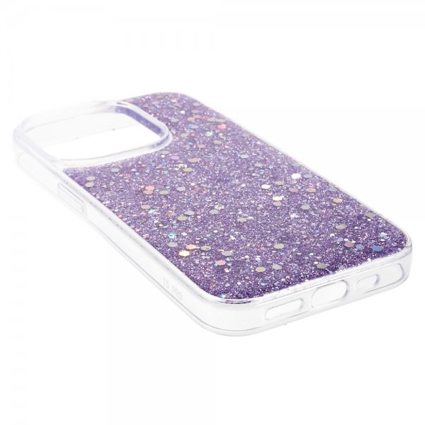 Nordic Covers iPhone 15 Pro Skal Sparkle Series Lilac Purple