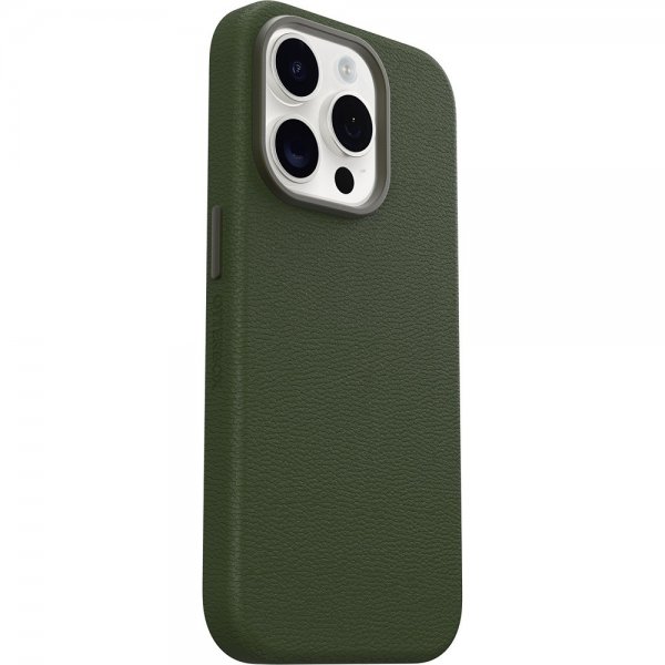 Otterbox iPhone 15 Pro Skal Symmetry Cactus Leather MagSafe Cactus Groove