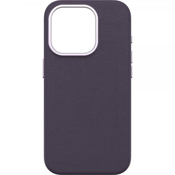 Otterbox iPhone 15 Pro Skal Symmetry Cactus Leather MagSafe Plum Luxe