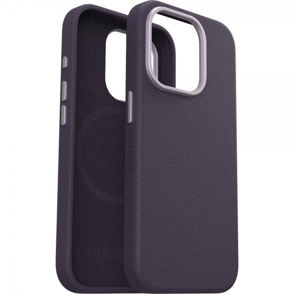 Otterbox iPhone 15 Pro Skal Symmetry Cactus Leather MagSafe Plum Luxe