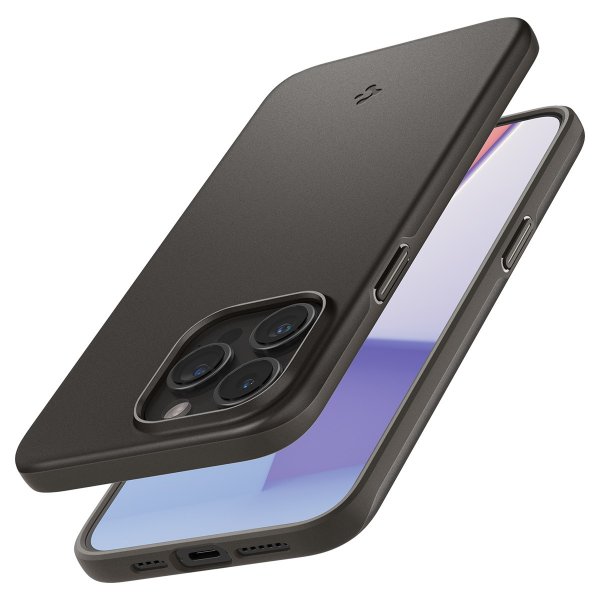 Spigen iPhone 15 Pro Skal Thin Fit Gunmetal