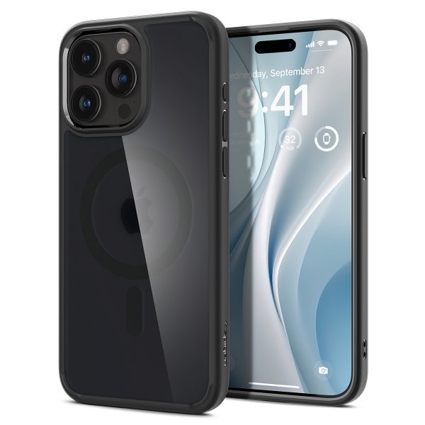 Spigen iPhone 15 Pro Skal Ultra Hybrid MagFit Frost Black