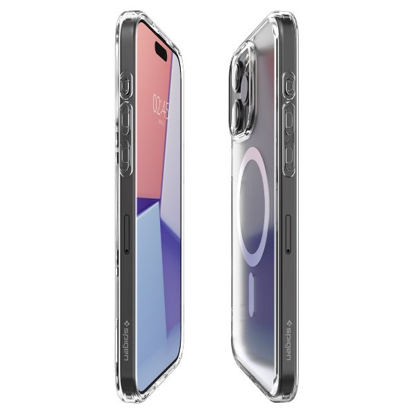 Spigen iPhone 15 Pro Skal Ultra Hybrid MagFit Frost Clear