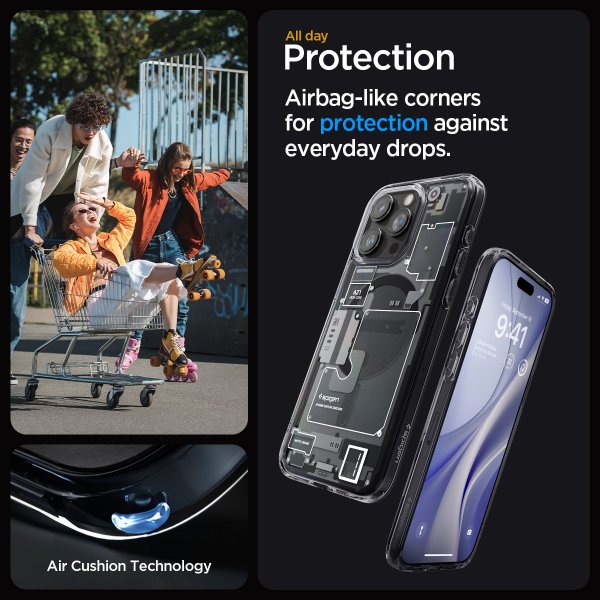 Spigen iPhone 15 Pro Skal Ultra Hybrid MagFit Zero One