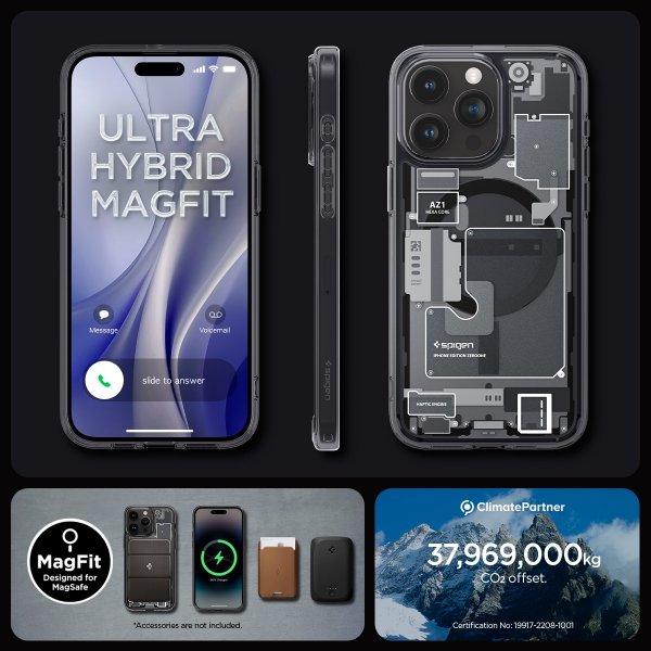 Spigen iPhone 15 Pro Skal Ultra Hybrid MagFit Zero One