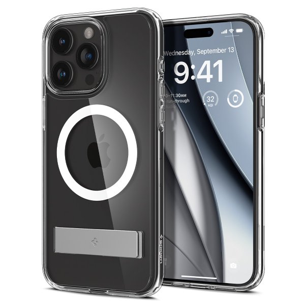 Spigen iPhone 15 Pro Skal Ultra Hybrid S MagFit Crystal Clear