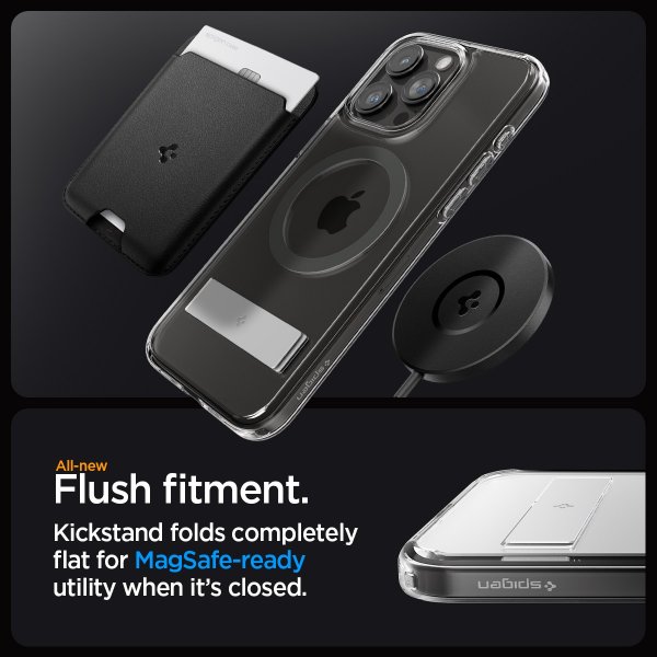 Spigen iPhone 15 Pro Skal Ultra Hybrid S MagFit Graphite