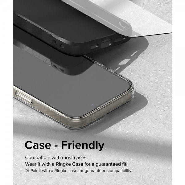 Ringke iPhone 15 Pro Skärmskydd Easy Slide 2-pack