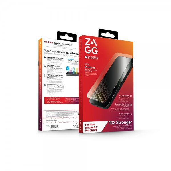 ZAGG InvisibleShield iPhone 15 Pro Skärmskydd Glass XTR3