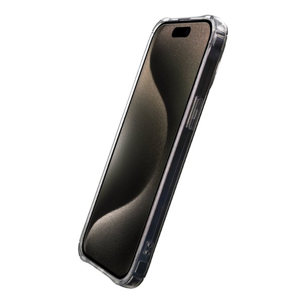 iPhone 15 Pro Skal Korthållare Stöttåligt Svart