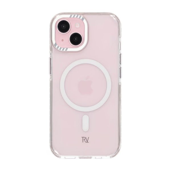 Rvelon iPhone 15 Skal Förstärkta Hörn Vit