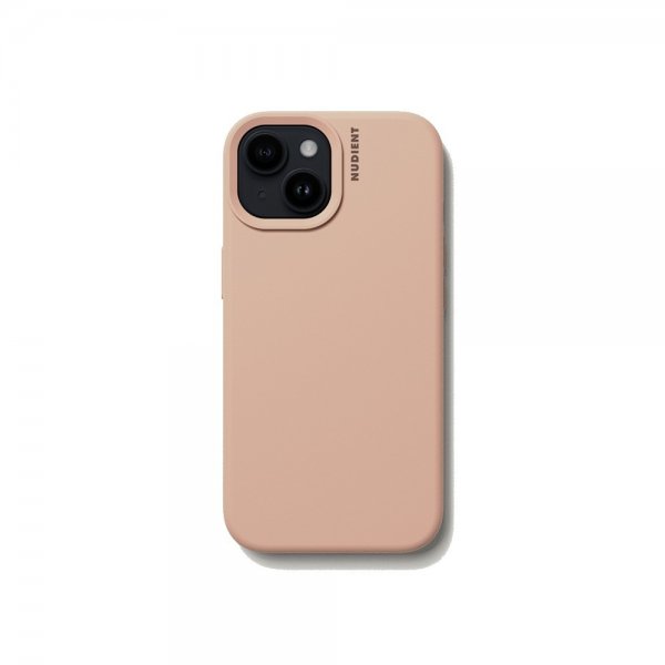 Nudient iPhone 15 Skal Base Case Peach Orange