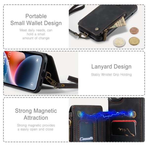 CaseMe iPhone 15 Skal C20 Series Svart