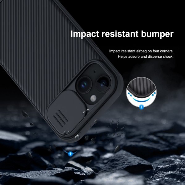 Nillkin iPhone 15 Skal CamShield Pro Svart
