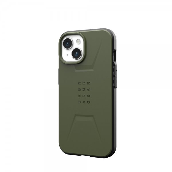 Urban Armor Gear (UAG) iPhone 15 Skal Civilian MagSafe Olive Drab